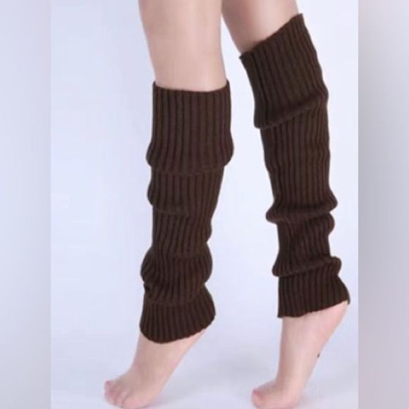 Jersey+Sash Accessories - NWT COFFEE LEG WARMERS